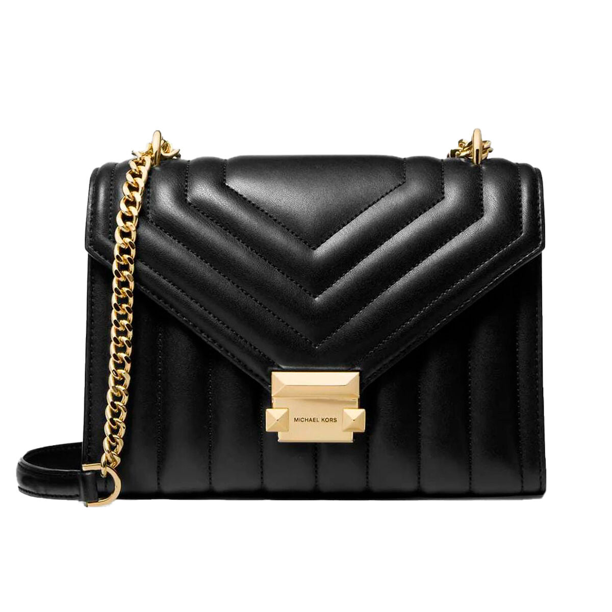 Shoulder Bag Michael Kors Whitney Quilted Black