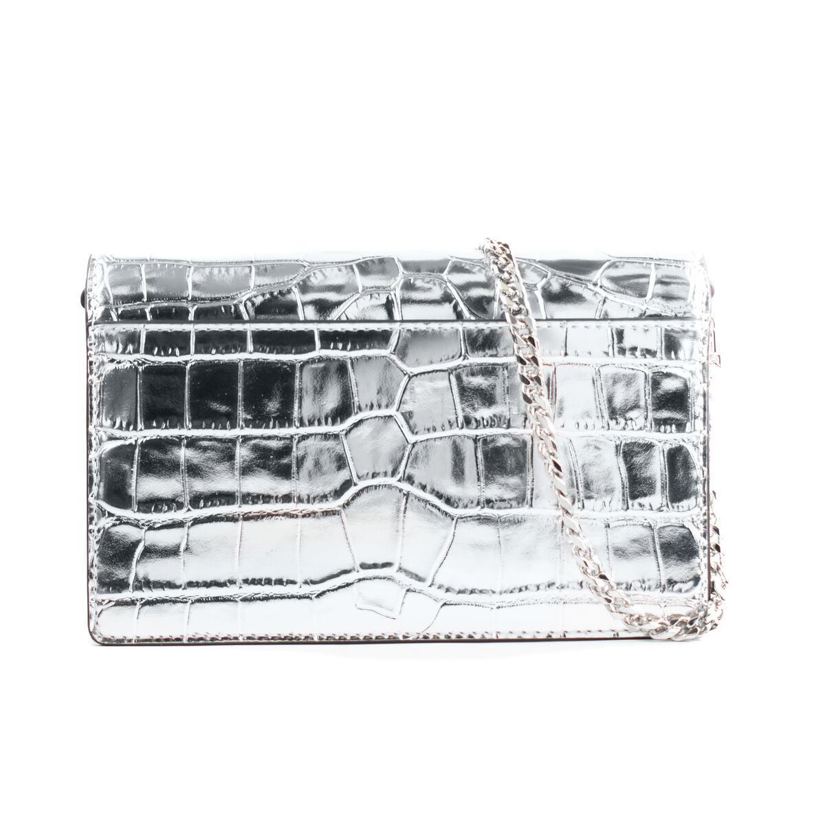 Shoulder Bag Michael Kors 32F4SJ6C8K-SILVER Grey 22 x 14 x 6 cm