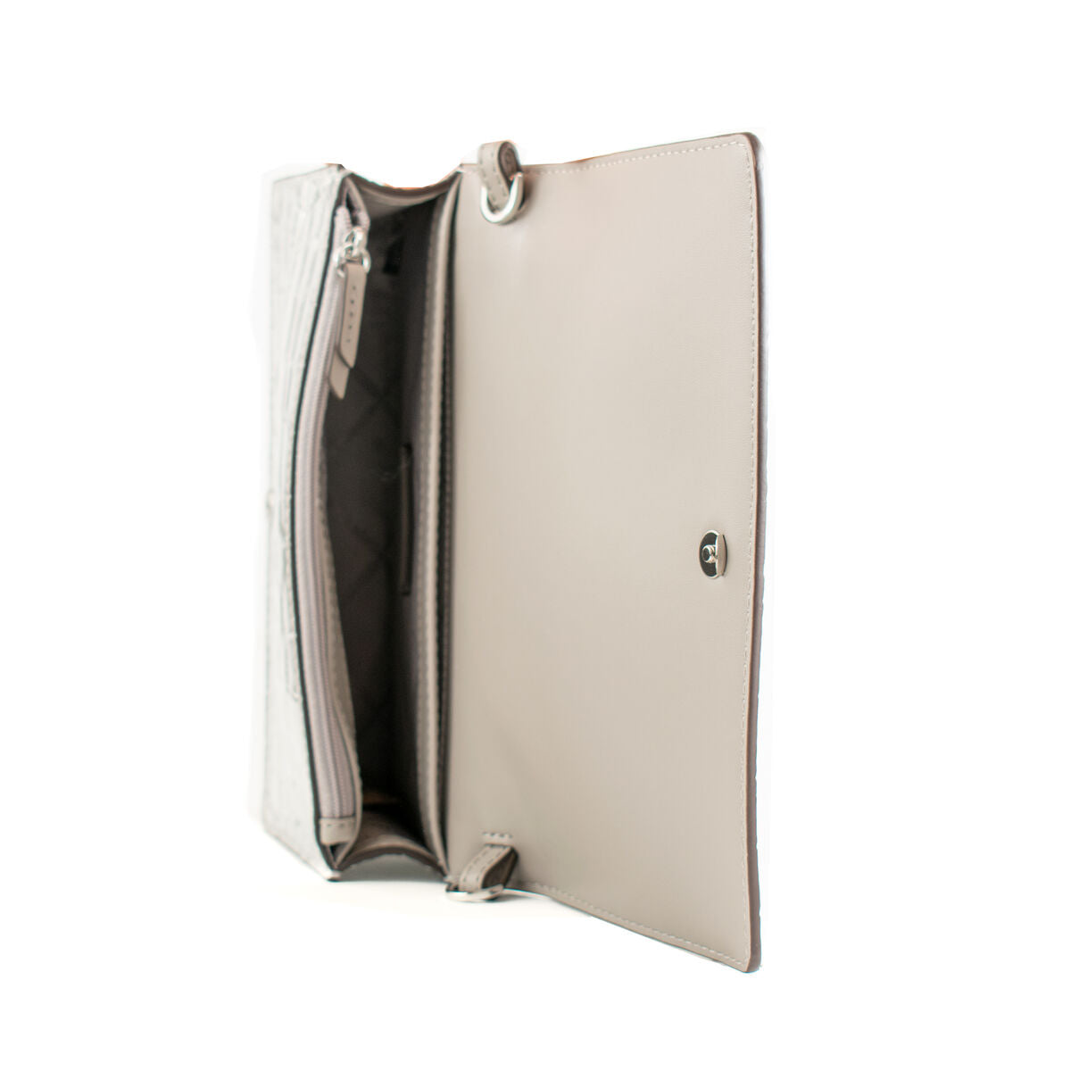 Shoulder Bag Michael Kors 32F4SJ6C8K-SILVER Grey 22 x 14 x 6 cm