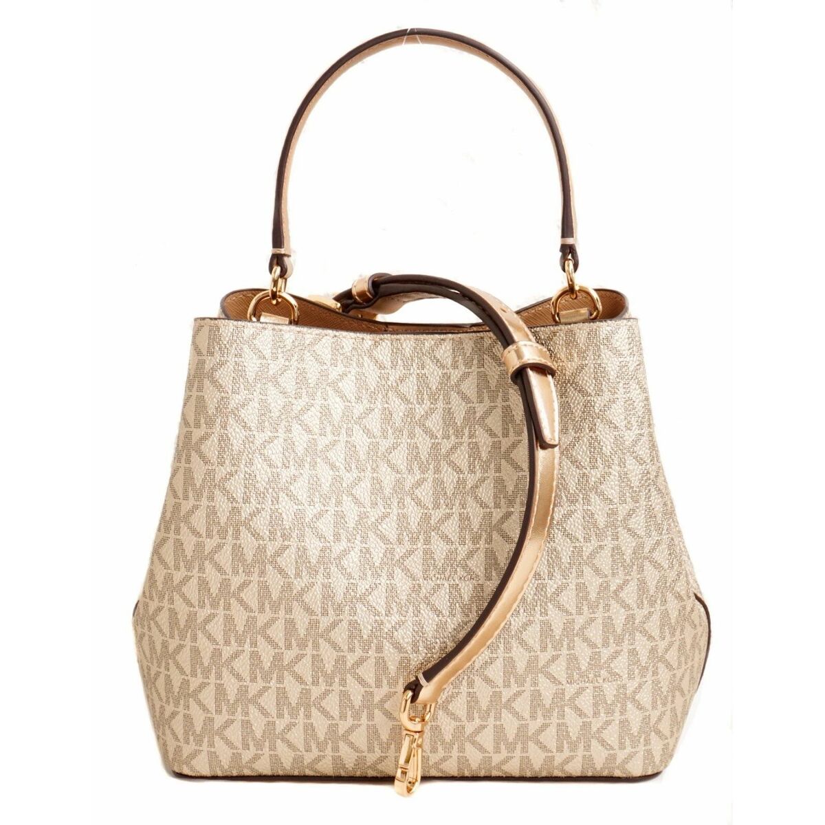 Shoulder Bag Michael Kors PRATT Golden