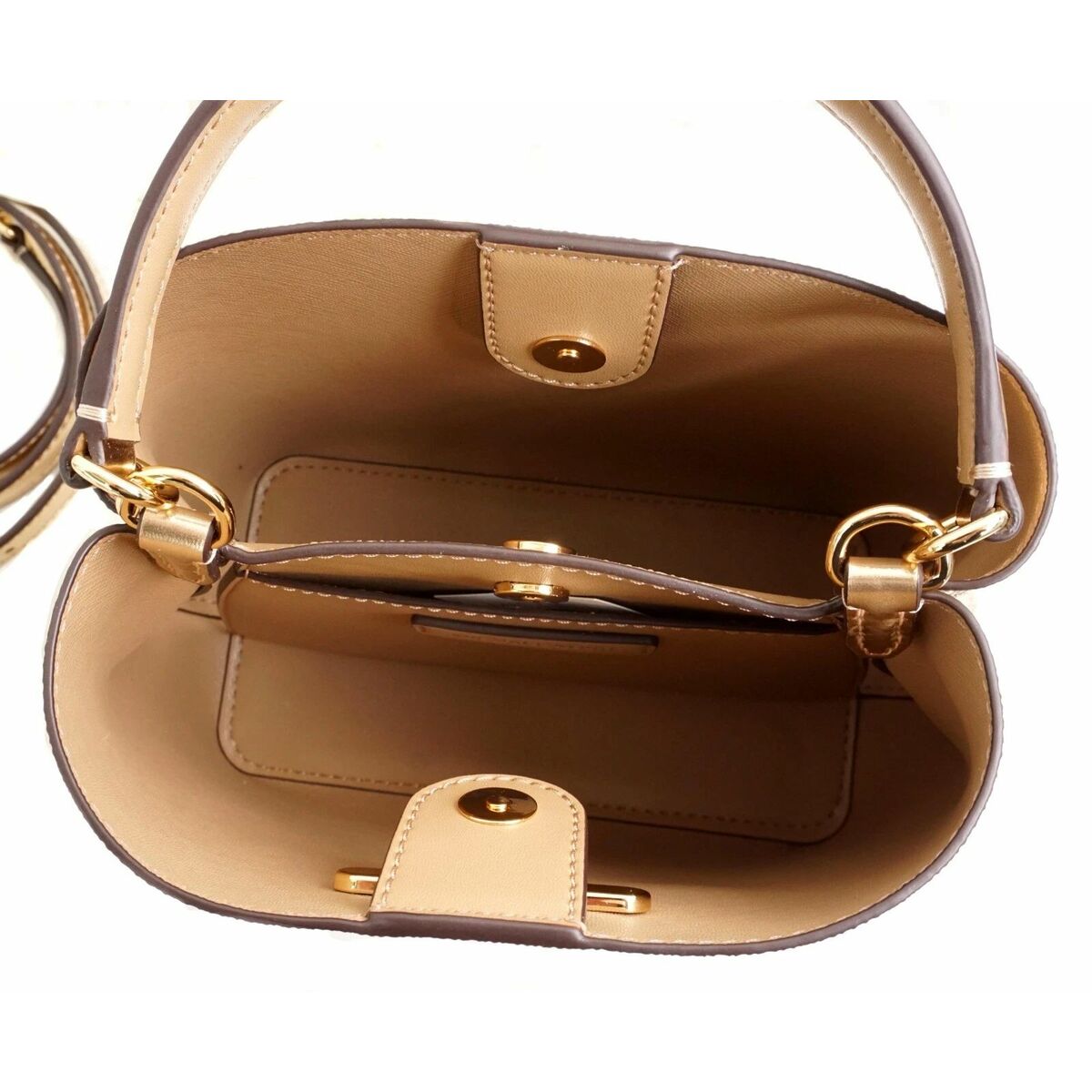 Shoulder Bag Michael Kors PRATT Golden